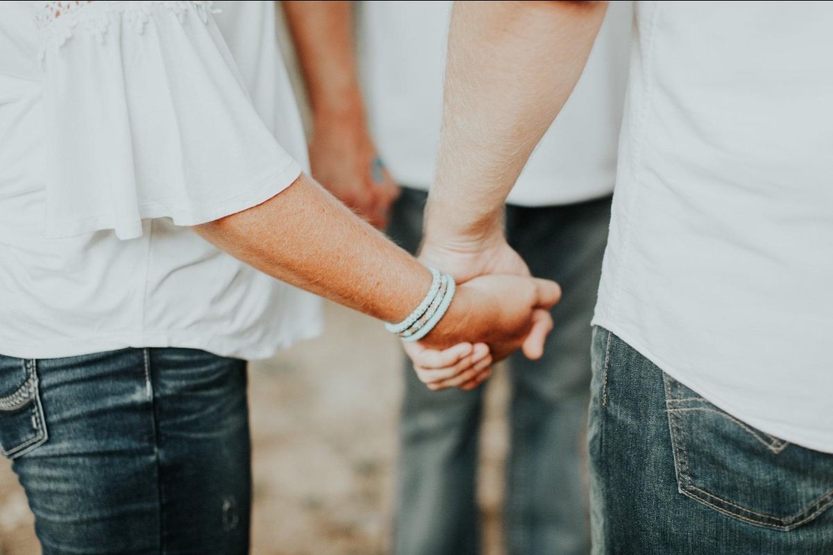 Holding Hands in Prayer