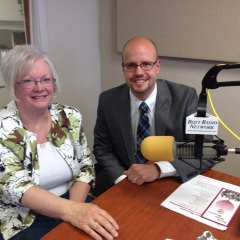 Kay Meyer with Rev. Matthew Clark