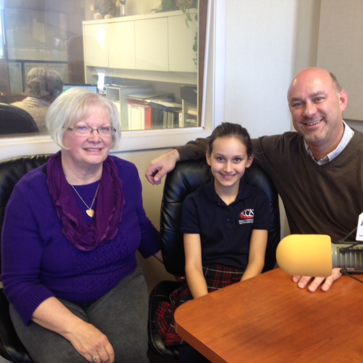 Kay Meyer and guests in studio