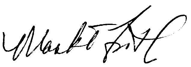 Mark Frith signature