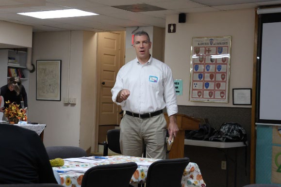 Rev. Mark Femmel led with a devotion at the Faith Family Reunion Prodigal Parent Ministry Training held on October 27, 2024